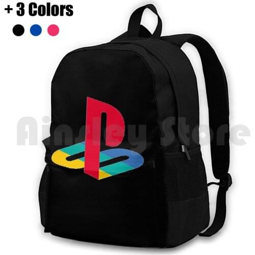 Playstation Logo Outdoor Hiking Backpack Waterproof Camping Travel Ps4 Playstation Ps5 Ps Psp Ps3 Ps2 Ps1 Console Xbox