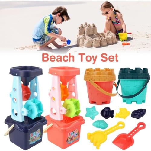 Beach Toys For Kids Play Water Toys Sand Box Set Kit Sand Table Sand Bucket Summer Toys For Beach Play Sand Water Game Play