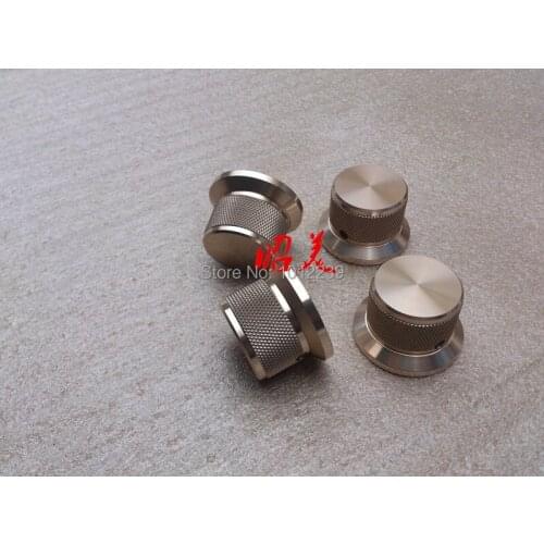 1pcs Diameter 38mm high 25mm all aluminum solid Volume knob Audio amplifier potentiometer knob