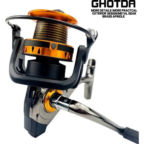 Fishing Reel 4000-8000 Spinning Reel 12Kg Drag Saltwater Reel Fishing Carp Fishing Reels For Saltwater pesca