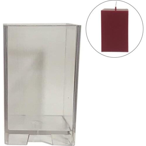 Candle Modle Silicone Soap Mold Rectangular Wooden Box with Flexible Liner for DIY Handmade Loaf Mould Soap Mold