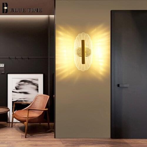 Modern LED Wall Lights Home Indoor Wall Lamp for Living Room Bedroom Bedside Light Aisle Corridor Lights Decor Lighting Fixtures