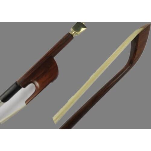 Old model France style snakewood bass bow 3/4 Copper screw 27 1/8"