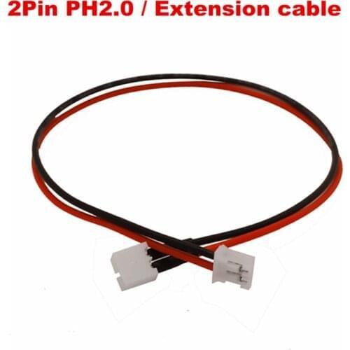 10Pcs/lot Graphics card PH2.0mm 4 / 2Pin Male to 2Pin Female Connector Reduce Fan Speed Noise Resistor Slow down/Extension Cable