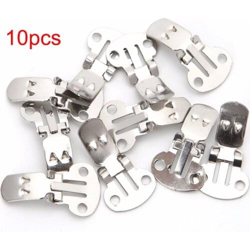 10Pcs Spikes Studs Replacement Track Shoes Sports Running Screwback Silver Shoe Decorations 24x14mm