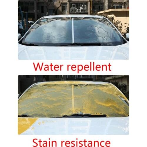 100ml Car Windshield Glass Coating Agent Hydrophobic Rain Mark Oil Film Remover B36B