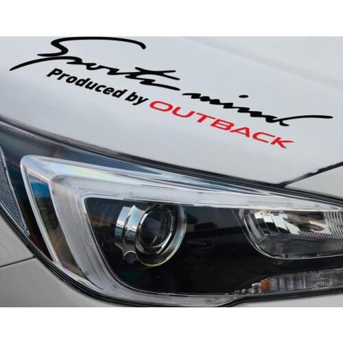 2 Pieces Customization Sports Mind Car Covers Car Stickers Decal Car Styling For outback car accessories