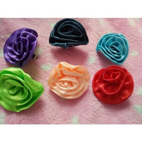 2016 High-quality Pet Teddy Yorkshire Rose hairpin Pet accessories flower pet hairpin 30pc/lot