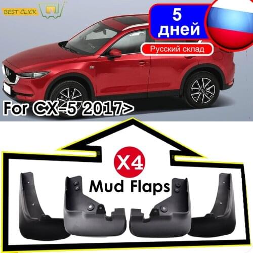 4PCS OE Styled Front And Rear Splash Guards Mud Flaps Mud Flap For Mazda CX-5 CX5 2 2017 2018 2019