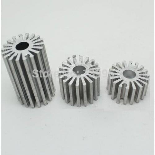 50pcs x Led heatsinks for 1W High power Leds-- Height 15mm