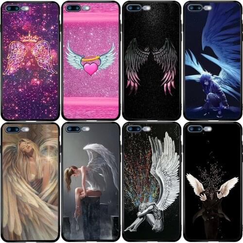 Cover Case for Xiaomi Redmi Note 10 9 9S 9A 8 8T 7 6 7A 6A 5A 5 A1 A2 A3 Pro Max Plus Angel Wings