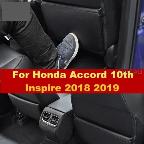 For Honda Accord 10th Inspire 2018 2019 seat anti-kick pad rear armrest box anti-kick pad rear exhaust air outlet anti-kick pad