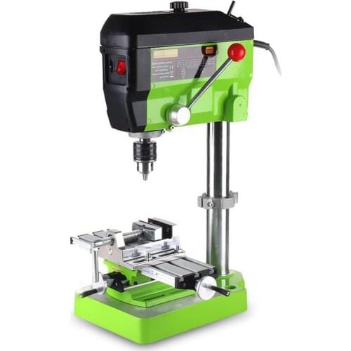 Electrical Mini Electric DIY Drill 220V 680W Variable Speed Micro Drill Press Machine With Clamping Diameter 1.5-13mm 5168E