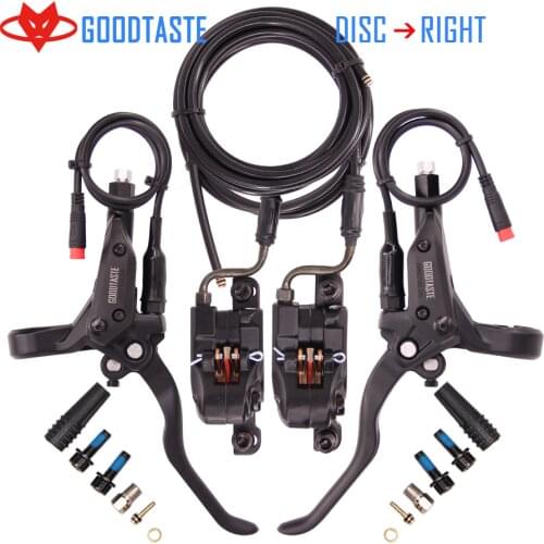 Electric bicycle oil pressure brake scooter split brake long oil pipe adjustable price electric car oil brake disc brake Right