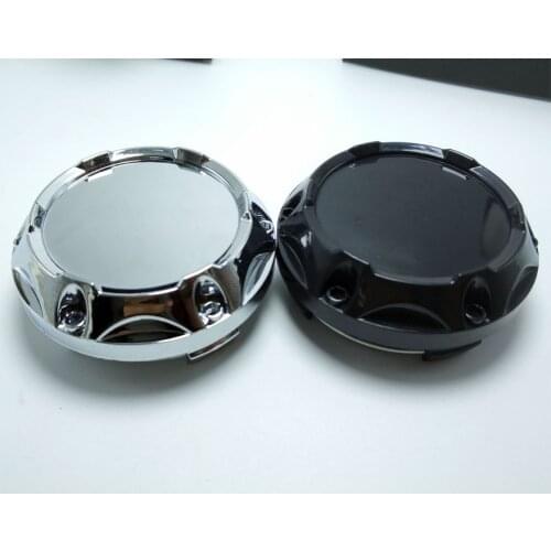 20sets 4pcs/set blank caps no logo wheel center caps car badge emblem ABS black / silver 64MM 58.5MM wheel hub center cover