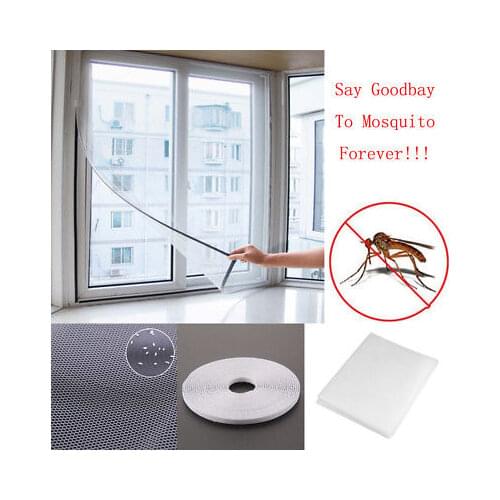New Hot Sale Magnetic DIY Window Screen Mesh Door Curtain Snap Net Guard Mosquito Fly Bug Insect Screen Daily Accessories
