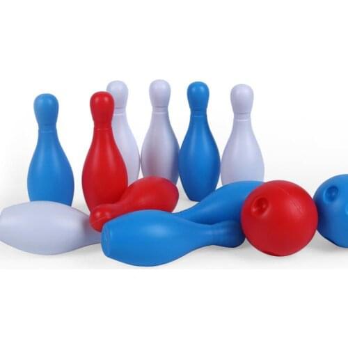 Bowling Balls Pins Set Fun Indoor Family Game Sports Educational Toy Kids Gift