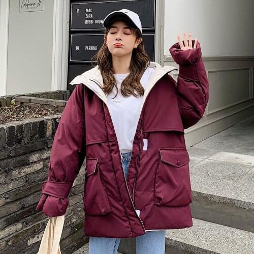 2019 Long Parkas Winter Jacket Women Hooded Windproof Military Clothing Female Big Pocket Thicken Winter Coat Women Y66