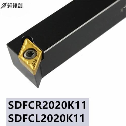 SDFCR 2020K11 SDFCL2020K11 Turning CNC Lathe Tool Holder Carbide Insert DCMT07/11