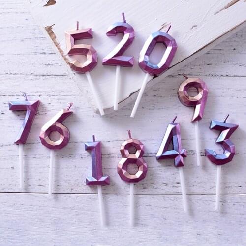 Baking birthday candle creative phantom candle party decoration cake supplies digital smoke-free romantic Valentines Day