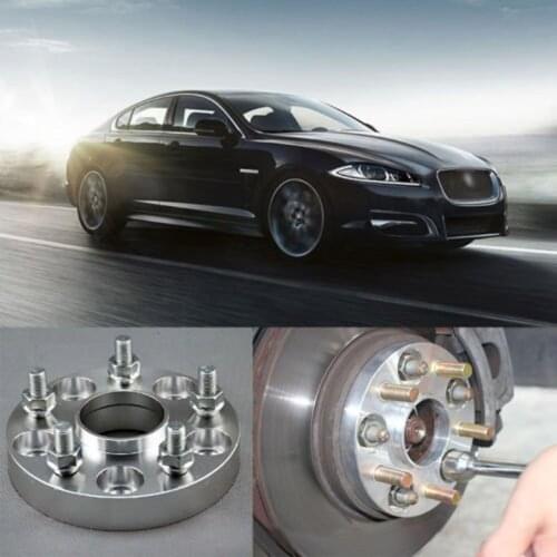 Teeze 4pcs New Billet 5 Lug 12*1.5 Studs Wheel Spacers Adapters For Jaguar XF 2008-2017/X-Type 2006-2017/S-Type 1999-2008
