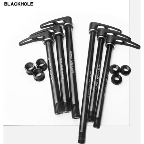 Bicycle Frame Fork Thru Axle Quick Release Skewer Aluminum Alloy 15mm/12mm MTB Road Bike Front Rear Wheel Hub Thru Axle Lever