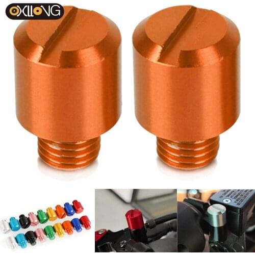 M10*1.25 For RC125 RC390 RC200 RC690 790 1090 1190 1290 Adventure Mirrors Hole Plug Screws Cover Caps Thread Adapter Bolts