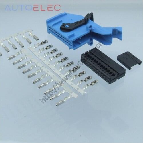 1Kit 7M3972726A Automotive Connector with ECU terminal for Trunk lid control unit Volkswagen Audi VW GTI Rabbit Jetta Mk5