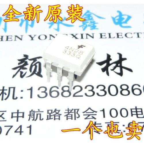 5/PC NEW Brand New & Original 4n28 Direct Plug Dip-6