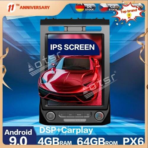 For Ford Expedition 2018 2019 2020 Android 9.0 Car Multimedia Player PX6 4G+64GB IPS Touch Screen Auto GPS Navigation Headunit