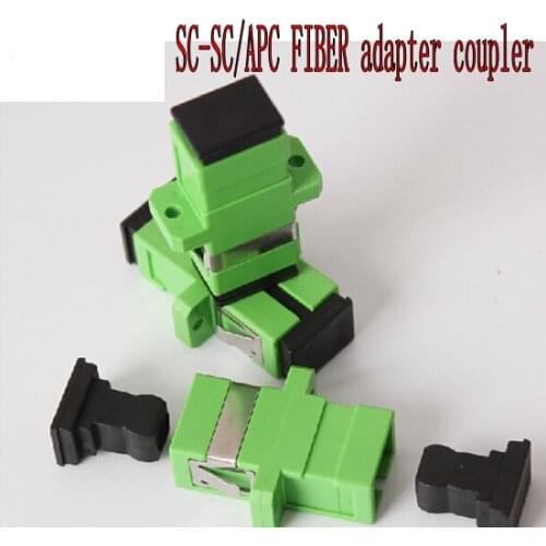Free shipping AB27E 50pcs SC-SC single/multi mode simplex flange coupler SC/APC adapter fiber coupler for digital communications