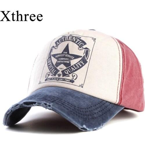 Xthree retro baseball cap women fitted cap snapback hats for men hip hop casual cap cheap hats casquette gorras bone