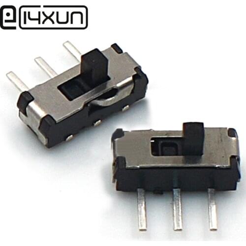 EClyxun 4pcs MSS22D18 MINI Miniature SMD Slide Switch 1P2T 3Pin for DIY MSK-12D19 Toggle Switchs Electronic Accessories