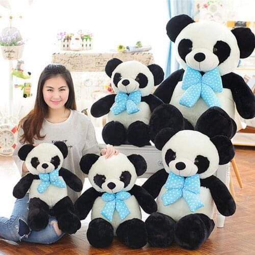 Fancytrader giant plush panda stuffed animal toys soft cuddly panda bear doll gift for friends