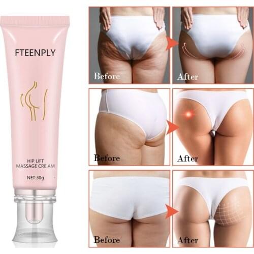 FTEENPLY Hip Lift Massage Cream Natural Shea Butter Extraction Effective Anti-wrinkle Firming Buttock Butt Enlargement Cream 30g