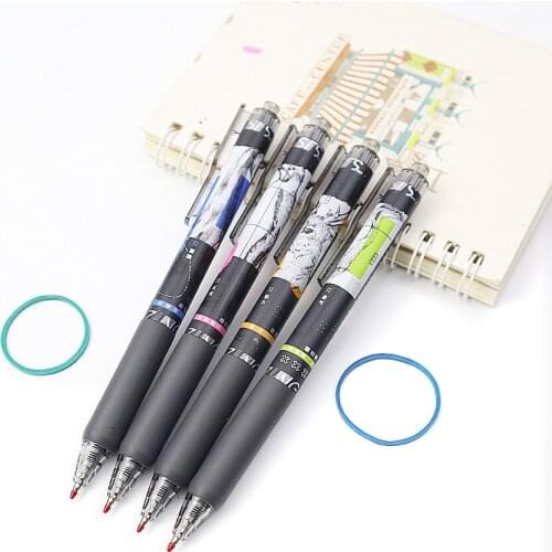 4pcs/lot Gel Pen 0.5 nib- Black/Blue ink Superior Quality Gel ink Pen Very Good Smooth Writing School Office Supplies Stationery