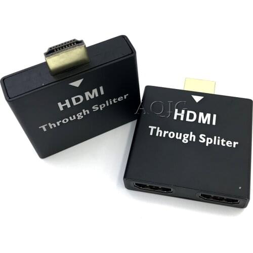 HD-MI Compatible Splitter One Input To Two Output Adapter Cable For Playstation TV Camera HD-MI Converter Multimedia Devices