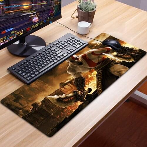 God of War XL Mousepad Gaming Accessories 90X30 Mouse Pad Gamer Mouse Mats Tapis De Souris Mausepad 30X60 Tappetino Mouse 25x29