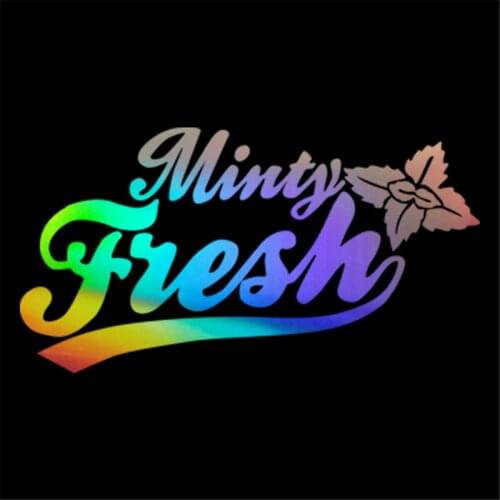 Minty Fresh Funny Car JDM Bumper Window Door Laptop Decor Vinyl Decal Sticker Motorcycle