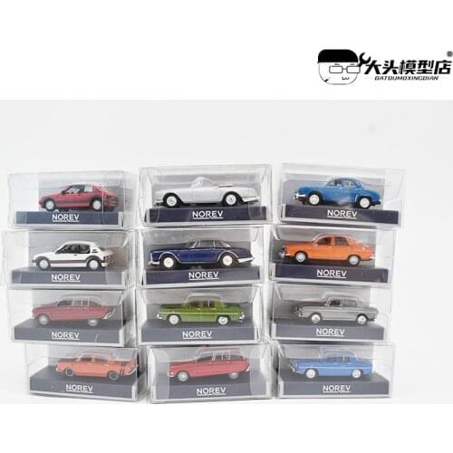 Norev 1/87 Peugeot Citroen Renault Vehicles Collection Metal Die-cast Simulation Model Cars Toys