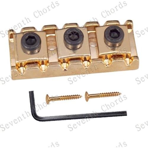 A set of 42.2MM Gold Guitar Locking Nut Tremolo Reflect pedal guitar accessories parts Musical instrument