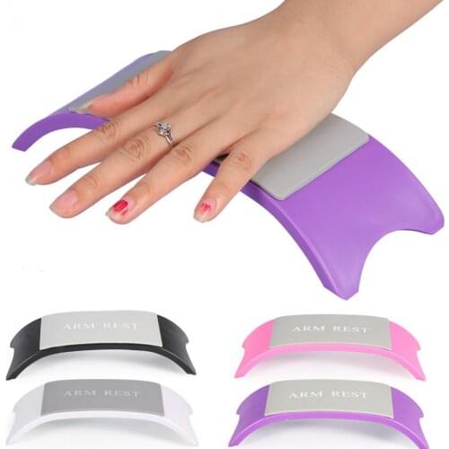 NEW Manicure Hand Rest Pillow Cushion Soft Silicone Pad Mat Arm Rest Nail Pillow Easy Clean Wrist Support Salon Beauty Nail Tool