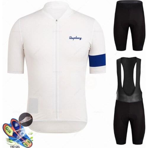 New Cycling Jersey 2021 Summer Team Bike Jersey Kit Breathable MTB Maillot Ropa Ciclismo Bib Shorts Cycling Clothing Raphaing