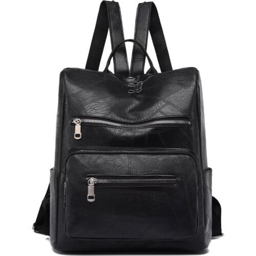 New Women Backpack PU Leather Fashion Casual Tassel Bags Female Shoulder Bag Backpacks For Girls Daypacks Schoolbags Back Bags