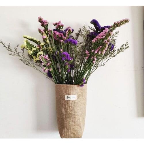 Wall Decoration Flower Organzier Home Office Hanging Ornaments Bedside Storage Bag Door Hanging Storage Organizers Cloth Bottle