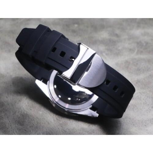 18mm 20mm 22mm Rubber Silicone Watch Strap Black Watch Band Suitable for Tudor Black Bay IWC Omega Seamaster Bretling Watch