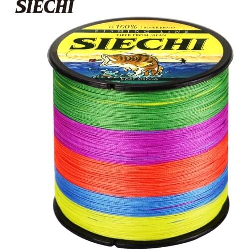 SIECHI NEW X8 Fishing Line 300M PE Fishing Line 8 Strands Reverse Spiral Tech Multifilament Strong Fishing Line