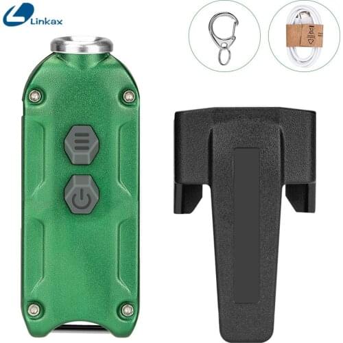 Metal Keychain Light Built In 500 mah Battery USB Rechargeable KeyButton mini XPG-2 White Light Flashlight for Outdoor Camping