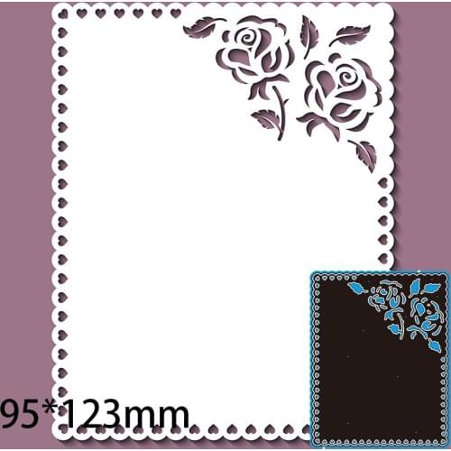 95*123mm Flower Invitation Cutting DIES Stencil DIY Scrapbook Embossing Card Craft Template Paper Photo Album