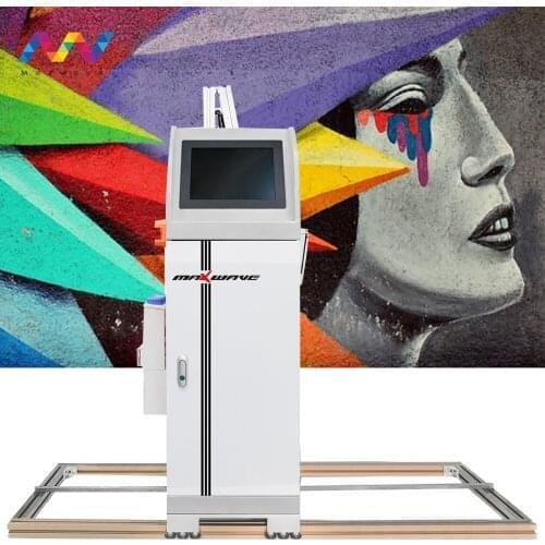 Vertical direct to wall Inkjet Printer 3D Mural printing machine Price
